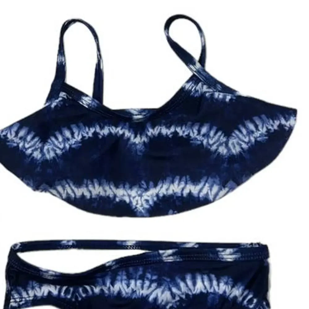 GYMBOREE Blue Striped 2 Piece Swim Suit SZ 2T